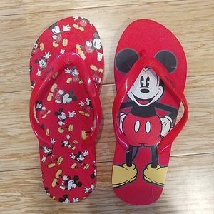 NWOT Mickey Mouse flip flops